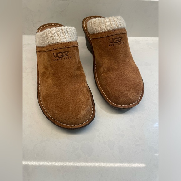 UGG Brown Slip-On Clogs - Picture 6 of 10